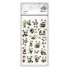 Naklejki wypukłe misie panda mix 22szt