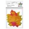 Liście klonu materiałowe 80x75mm czerw-żółte 10szt