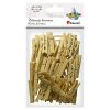 Klamerki drewniane naturalne 24szt