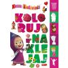 Masza i Niedźwiedź. Koloruj i naklejaj 2