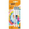 Długopis 4 Colours Message Tie Dye 3szt BIC