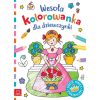 Wesoła kolorowanka dla dziewczynki. Stroje