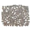 Koraliki ABC - Srebrne literki 6mm 30g