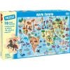 Puzzle 70 elementów. Mapa świata