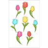 Dekoracje okienne dwustronne - Tulipany 02 8szt