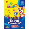 Blok kolorowy barwiony A4/15K 80g Astrino (10szt)