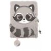 Pamiętnik z kłódką A5/96K 3D włochacz Raccoon