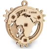 Puzzle Drewniane 3D Mały Globus