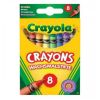 Kredki świecowe bezpieczne 8 kolorów CRAYOLA