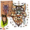 Puzzle drewniane eko 130 Leśny lis A3