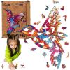 Puzzle drewniane eko 120 Delikatny koliber A3