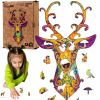 Puzzle drewniane eko 95 Szlachetny jeleń A3