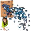 Puzzle drewniane eko 84 Delfin A4