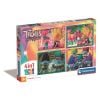Puzzle 4w1 Super Kolor Trolls 3