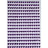 Dżety samoprzylepne fioletowe 6mm 140szt