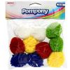 Pompony puszyste 40mm 10szt