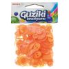 Guziki kreatywne pomarańczowe 40g