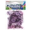 Guziki kreatywne fioletowe 40g