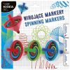 Wirujące markery 3 szt. KIDEA