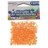Koraliki do nawlekania złote + sznurek 6mm 16g