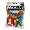 Klamerki + sznurek kolorowe 20szt