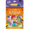 Lampa Aladyna. Malowanka z pisakiem wodnym