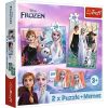 Puzzle 2w1 + memos Księżniczki w swojej krainie