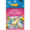 Brzydkie kaczątko. Malowanka z pisakiem wodnym