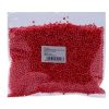 Styropianowe kulki 4mm czerwone 10g