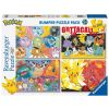 Puzzle dla dzieci 4x100 Pokemon