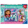 Puzzle dla dzieci 3x49 Koci Domek Gabi