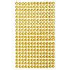 Kryształki samoprzylepne yellow 6mm 260szt