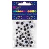 Ruchome oczka owalne 36szt mix