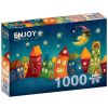 Puzzle 1000 Kolorowe domy