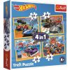 Puzzle 4w1 Pojazdy Hot Wheels TREFL