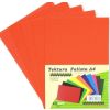 Tektura A4 falista pomarańczowa 5szt
