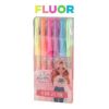 Długopis żelowy fluo 6 kolorów