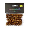 Koraliki drewniane brąz 10mm 25g