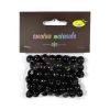 Koraliki drewniane czarne 10mm 25g