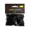 Koraliki drewniane czarne ok 26g ok150szt