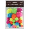 Pompony intensywne kolory 15mm-40mm 30szt
