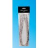 Druty chenille srebrne 9mmx50cm 10szt