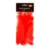 Piórka miękkie czerwone 15szt