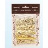 Zestaw cekiny złote 6mm 30g