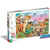 Puzzle 104 Super Kolor Land of Dinosaurs