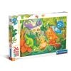 Puzzle 24 Maxi Super Kolor Dinos Happy Oasis