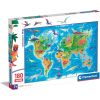 Puzzle 180 Super Dinosaurs Map