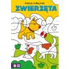 Koloruję według kodu. Zwierzęta