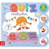 Quiz malucha. Książeczka edukacyjna z naklejkami..