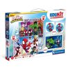 Puzzle 48 + 36 + Memo + 6 klocków Edukit Spidey